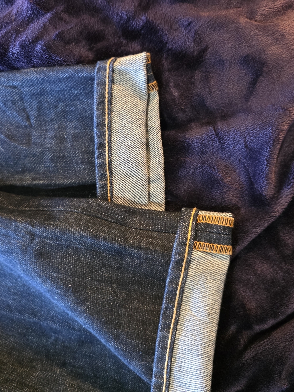 Tellason Stock Cone Mills Selvedge Denim Jeans USA Made 14 oz Size 35x35 - Picture 12 of 12